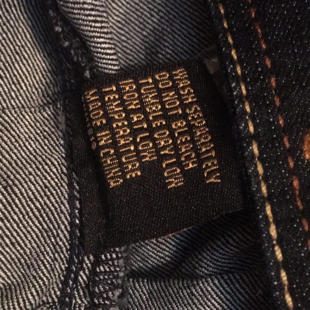 Elite Jeans Jean Jacket Junior size XL - Picture 8 of 8